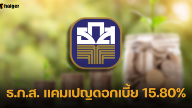 ธ.ก.ส. แคมเปญดอกเบี้ย 15.80%