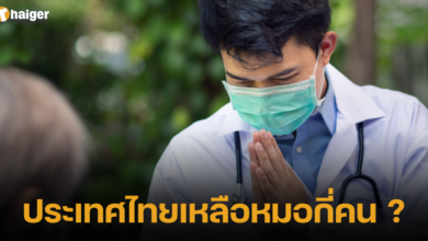ประเทศไทยมีหมอกี่คน
