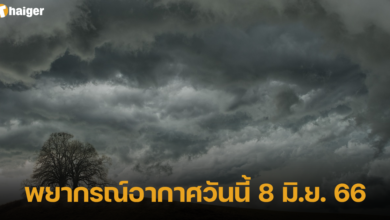 พยากรณ์อากาศวันนี้ 8 มิ.ย. 66