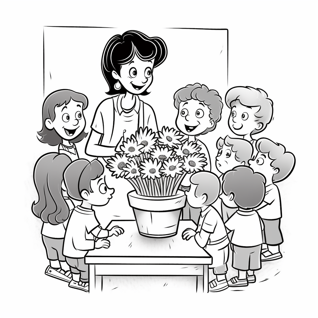 ภาพระบายสี วันไหว้ครู 2566