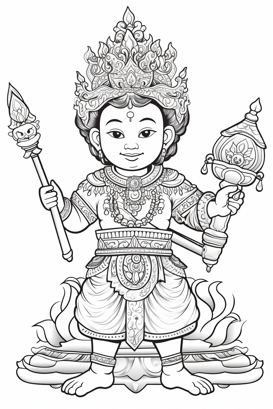 ภาพระบายสี สุนทรภู่