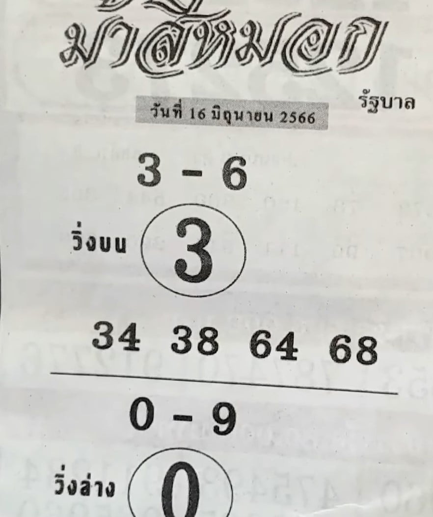 ม้าสีหมอก 16 6 66