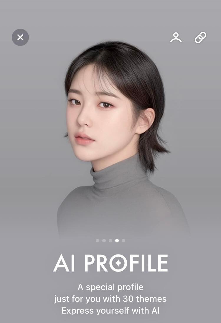 ทํารูปโปรไฟล์เกาหลี ด้วยแอป snow