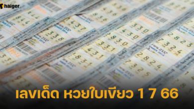เลขเด็ด หวยใบเขียว 1 7 66