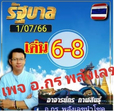 เลขเด็ด อ.กร กาฬสินธุ์ 1 7 66