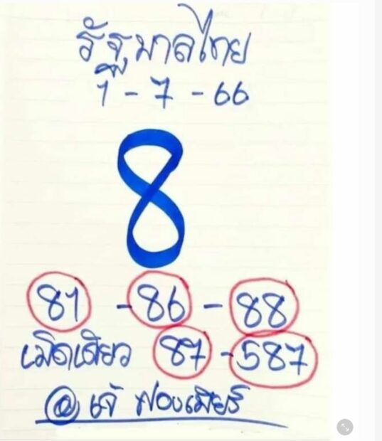 เลขเด็ด เจ๊ฟองเบียร์ 1 7 66