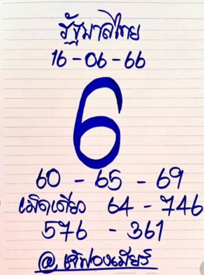เลขเด็ดเจ๊ฟองเบียร์ 16 6 66