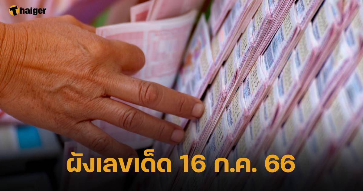 ผังเลขเด็ด 16 ก.ค. 66 เปิดแนวทางให้โชค 4 ตัว โผล่ชนเลขดังหลายสำนัก | Thaiger ข่าวไทย