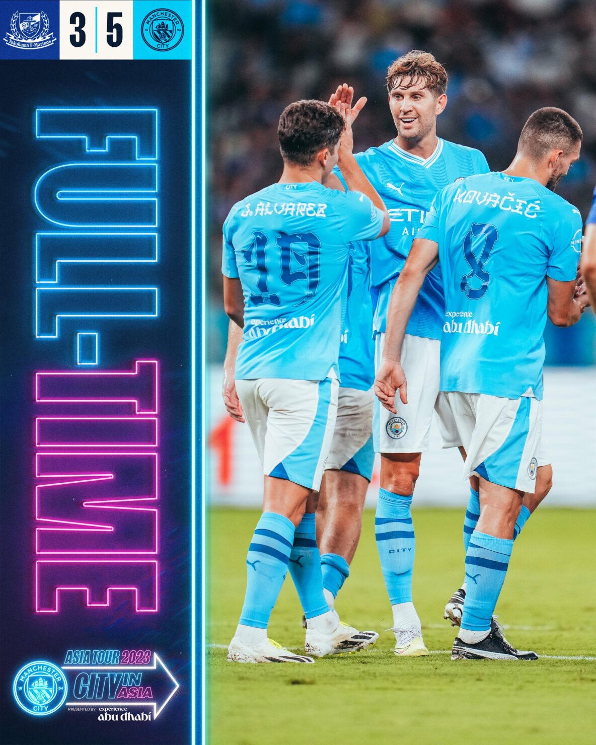 ผลบอลล่าสุด ฟุตบอลอุ่นเครื่อง มารินอส แมนซิตี้