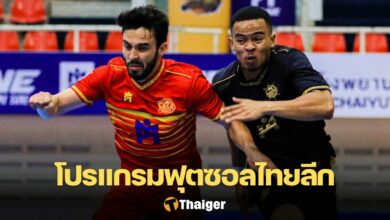 โปรแกรมฟุตซอลไทยลีก 2023