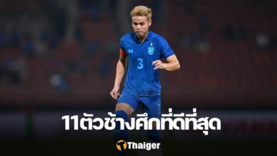 ธีราทร 11 ตัวจริง ทีมชาติไทย