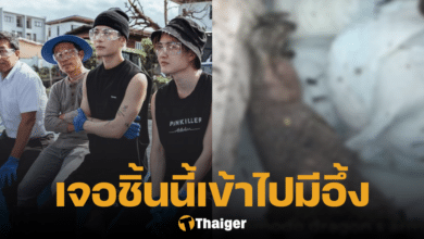 กอล์ฟ แจ็คสัน เก็บขยะในคลอง