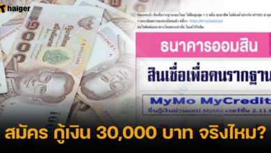 กู้เงินออมสินสูงสุด 30,000 บาท 2023