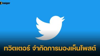 ทวิตเตอร์ จำกัดการมองเห็นโพสต์