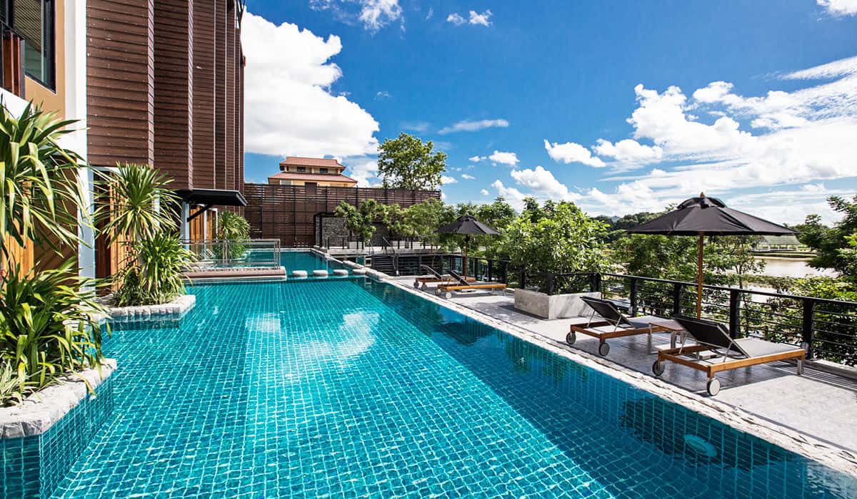 ที่พักกาญจนบุรี 2023 Natee The Riverfront Hotel Kanchanaburi
