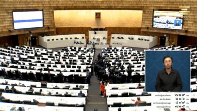 นับคะแนนผลโหวตนายก