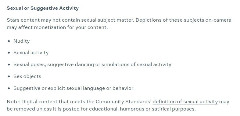 นโยบาย meta threads ห้ามลงรูปโป๊เปลือย