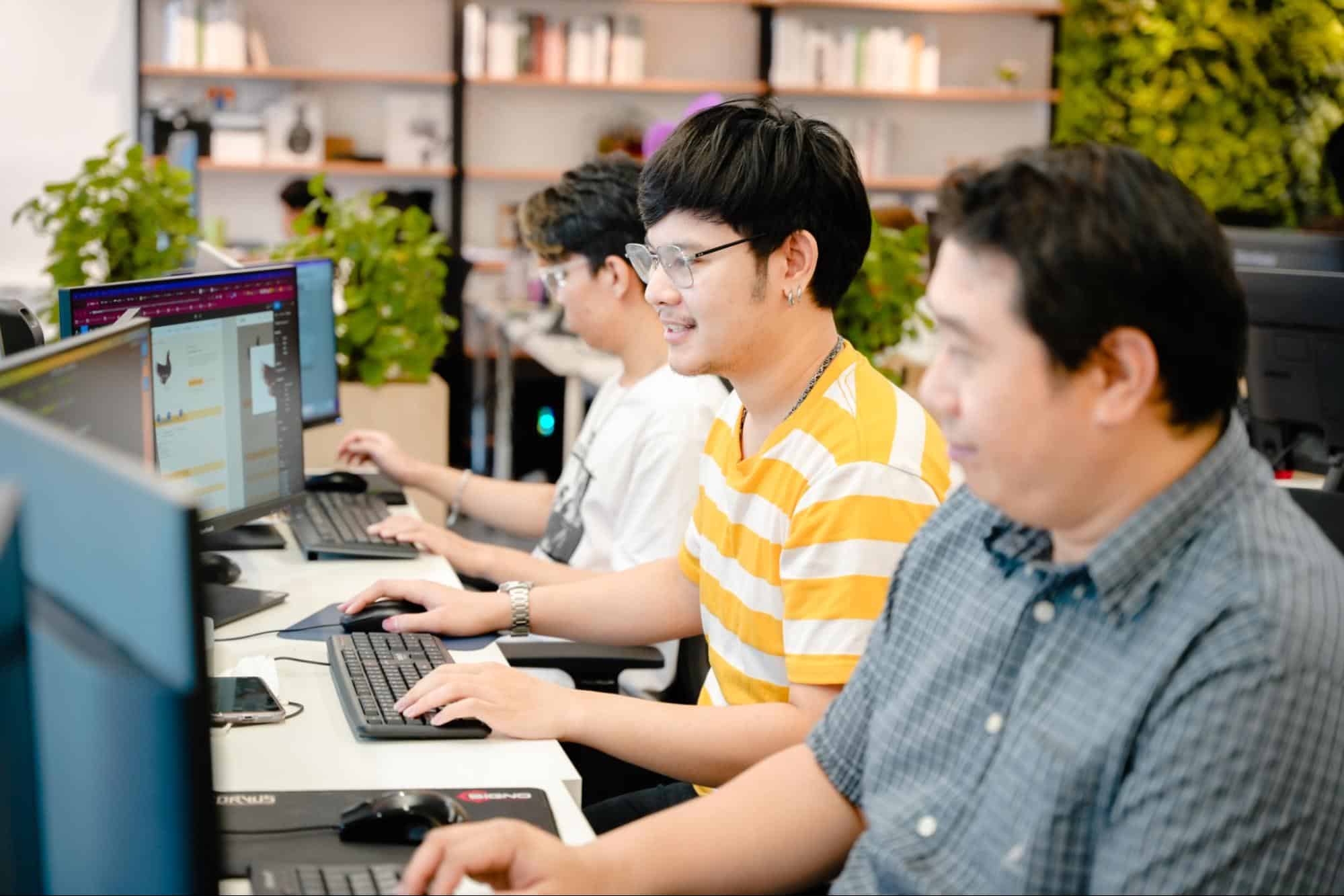 ภาพบรรยากาศออฟฟิศ Yes Web Design Studio