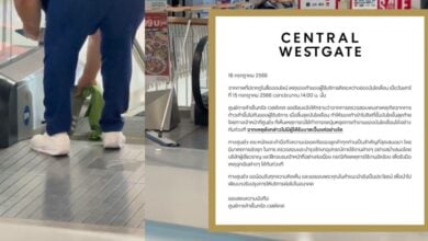 บันไดเลื่อนดูดรองเท้า