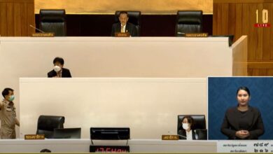 ผลคะแนนโหวตนายก