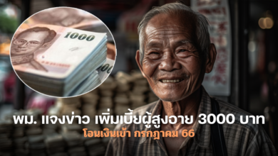 พม. แจงข่าว เพิ่มเบี้ยผู้สูงอาย 3000 บาท