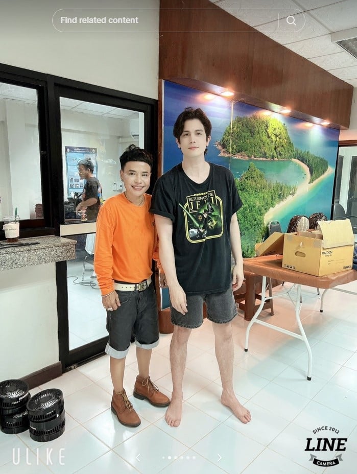 พี่ดำทอมโสด แต่งหญิง