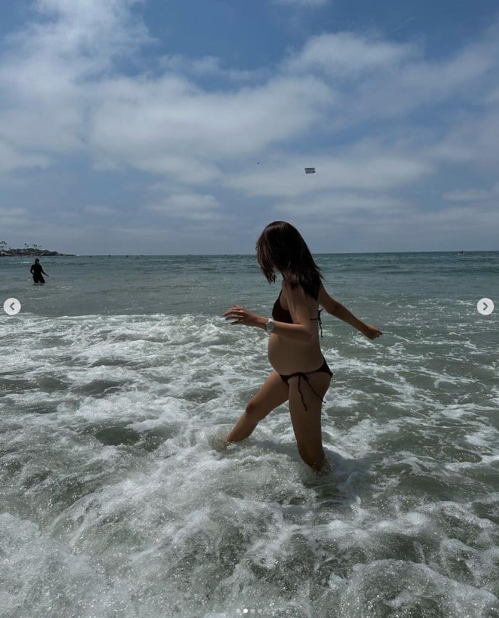 ฟ้า ยงวรี ท้องโต