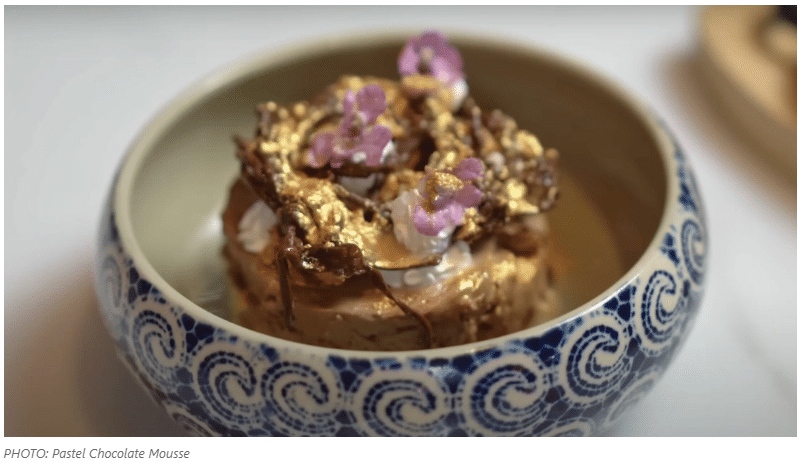 ร้านอาหารเมดิเตอร์เรเนียน กรุงเทพ Pastel Rooftop bar Chocolate Mousse