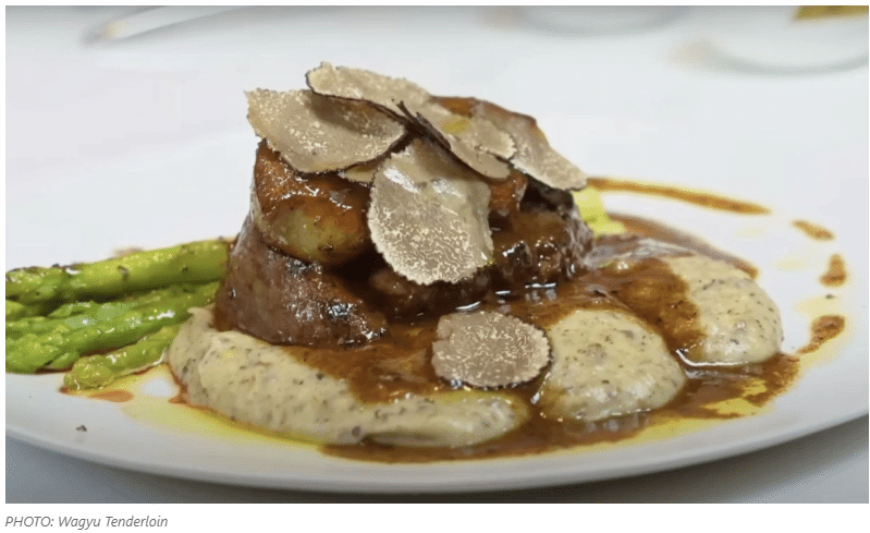 ร้านอาหารเมดิเตอร์เรเนียน กรุงเทพ Pastel wagyu