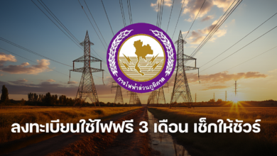 ลงทะเบียนใช้ไฟฟรี 3 เดือน เช็กให้ชัวร์ กฟผ