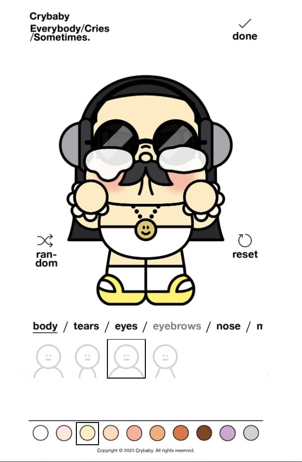 วิธีสร้าง Crybabymolly