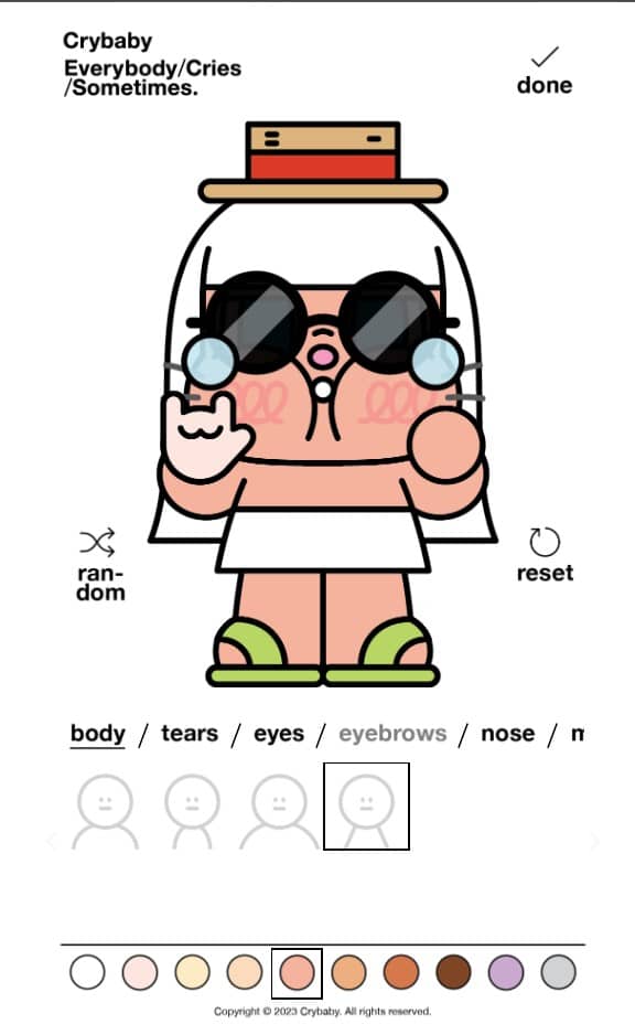 วิธีสร้าง Crybabymolly