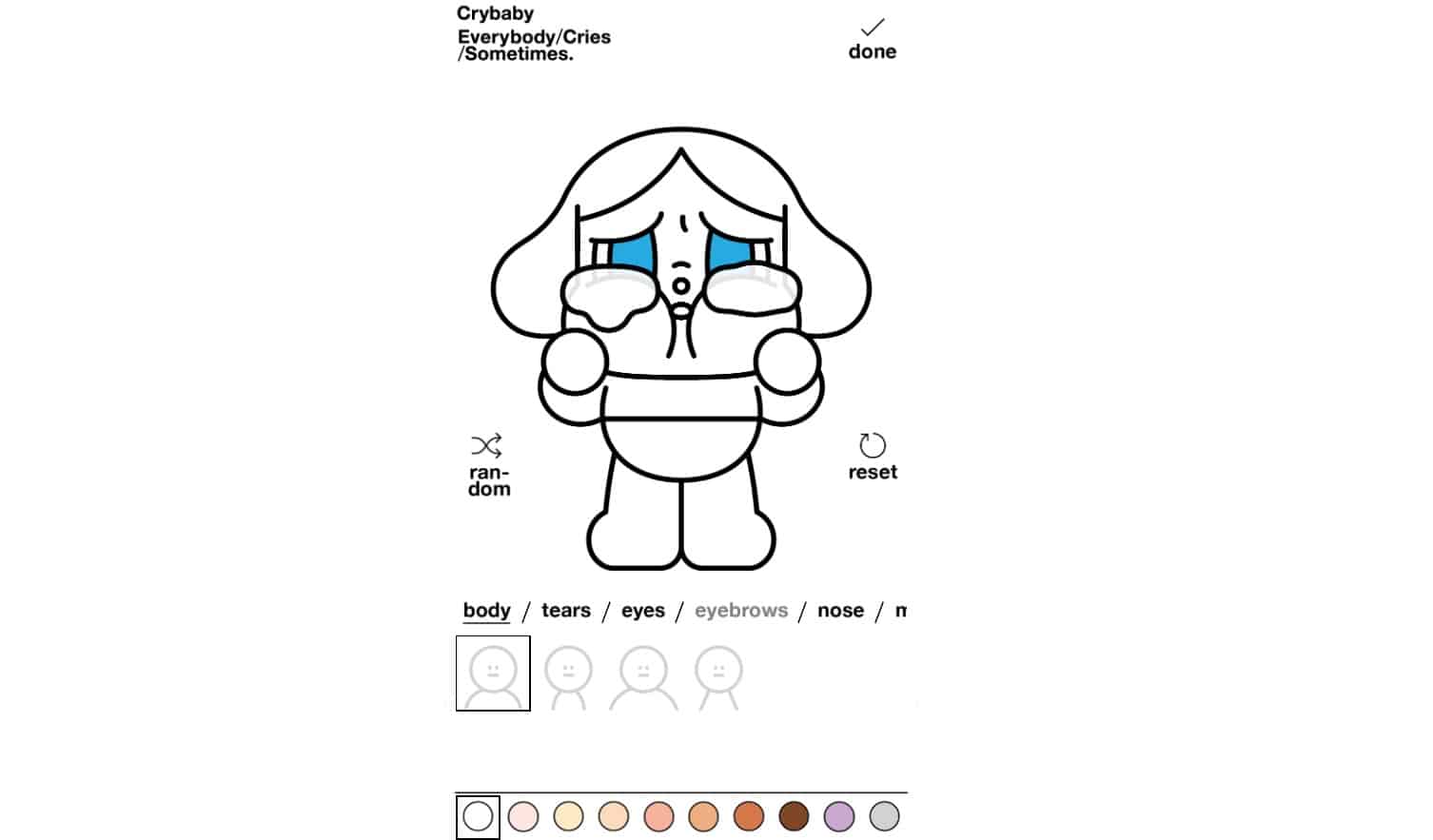 วิธีสร้าง Crybabymolly