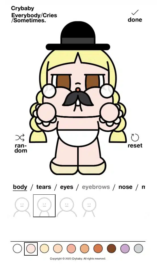 วิธีสร้าง Crybabymolly