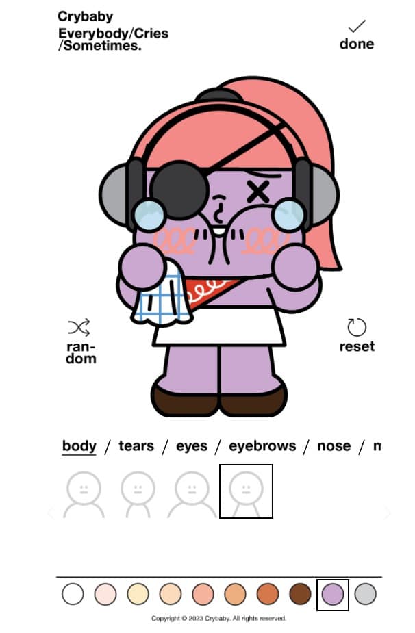 วิธีสร้าง Crybabymolly