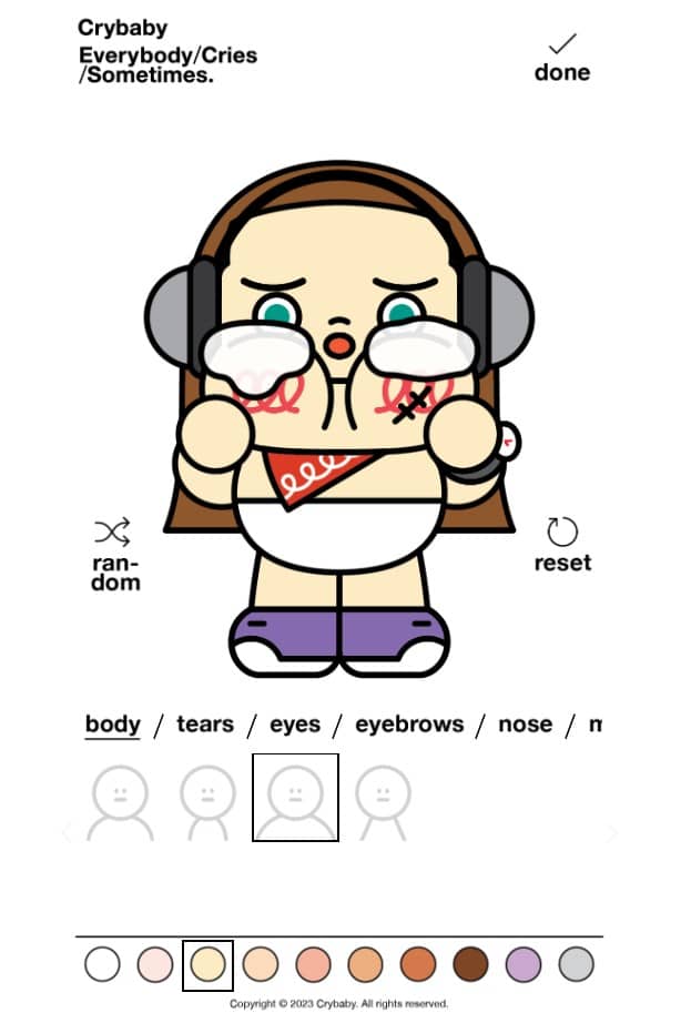 วิธีสร้าง Crybabymolly