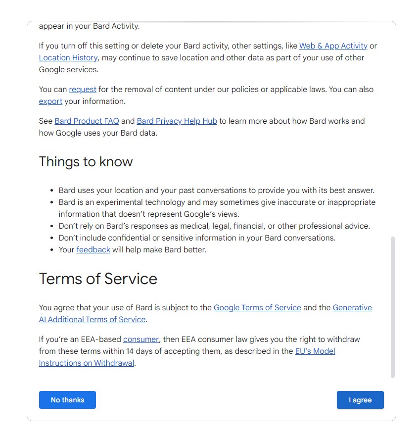 วิธีใช้ Bard AI