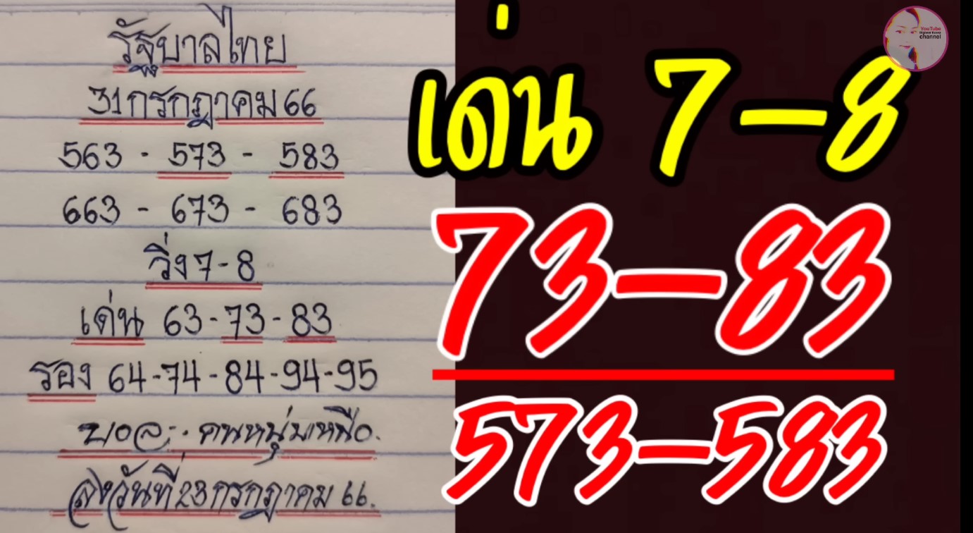 เลขเด็ด มิสเตอร์บอล 31 กรกฎาคม 2566
