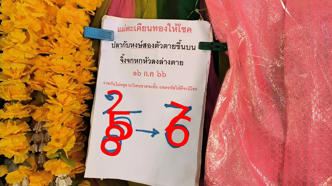 เลขเด็ด แม่ศรีมณีทอง 16 7 66
