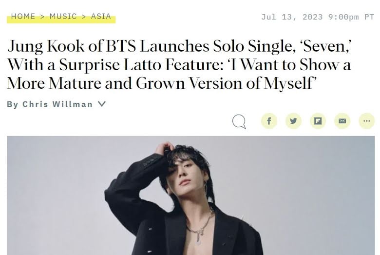 แฟนคลับไม่พอใจ Variety ดูหมิ่น จองกุก BTS ผ่านการสัมภาษณ์