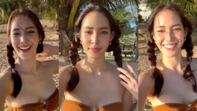 ใบหม่อนกิตติยา ชุดว่ายน้ำ