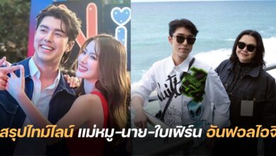 ไทม์ไลน์ แม่หมู นาย ใบเฟิร์น อันฟอลไอจี