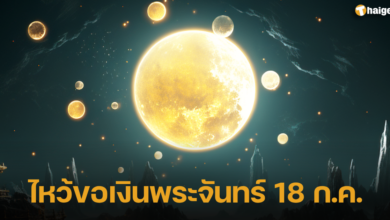 ไหว้ขอเงินพระจันทร์ 18 ก.ค. 2566