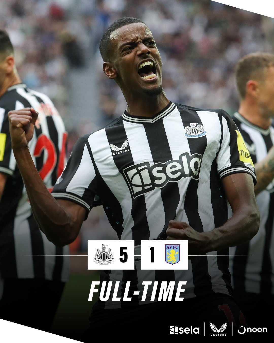 ผลบอลเมื่อคืนนี้ พรีเมียร์ลีก นิวคาสเซิล วิลล่า