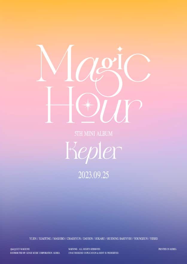 Kep1er คัมแบ็ค Magic Hour