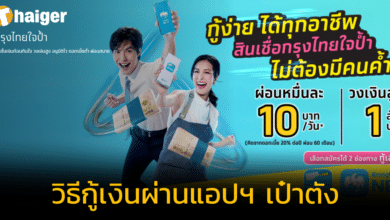 วิธีกู้เงินผ่านแอปฯ เป๋าตัง กรุงไทยใจป้ำ ผ่อนสบายหมื่นละ 10 บาทต่อวัน ไม่ต้องมีคนค้ำ