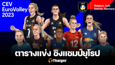 ตารางการแข่งขัน วอลเลย์บอลหญิง ชิงแชมป์ยุโรป 2023