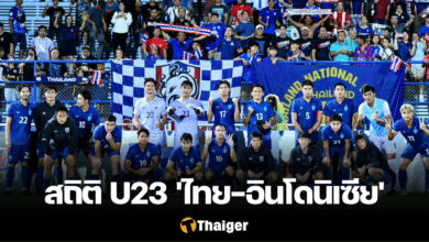 สถิติ ไทย อินโดนิเซีย U23 ชิงแชมป์อาเซียน 2023