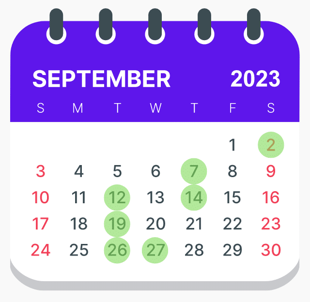 ปฏิทินฤกษ์ขึ้นบ้านใหม่เดือนกันยายน 2566