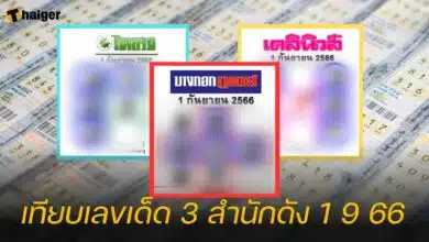 เลขเด็ด ไทยรัฐ-เดลินิวส์-บางกอกทูเดย์ 1 9 66